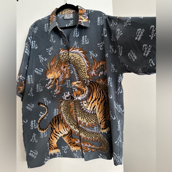 Vintage shirt / size L - XL / Made in Korea - Picture 3 of 11